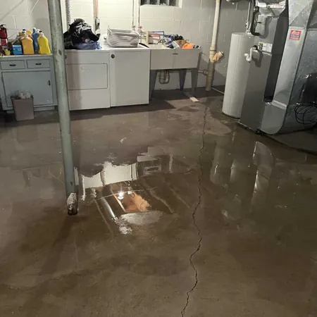 Flooded Basement from Sump Pump Failure